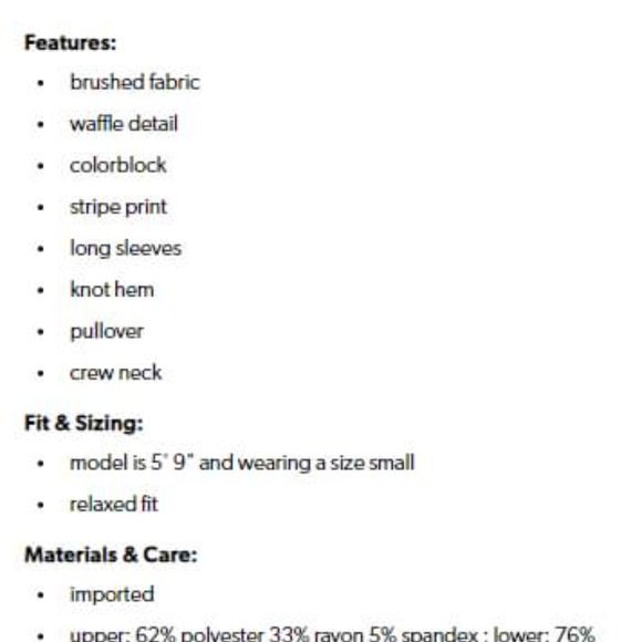 NWT Women's Stripe Colorblock Front Knot Mixer Tee - Size L - Picture 8 of 8